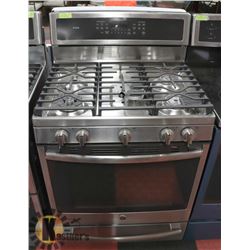 GE 30" FREE STANDING GAS CONVECTION RANGE W/ SELF