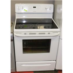 WHITE FRIGIDAIRE CERAMIC TOP STOVE
