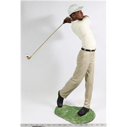 TIGER WOODS DRIVING -GOLF STATUE