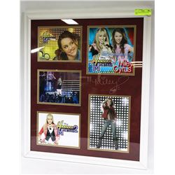 MILEY CYRUS FRAMED MATTED 22X26