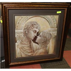 38" X 38" FRAMED PICTURE