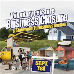 NEXT WEEK KASTNER AUCTIONS HOSTS A PET STORE