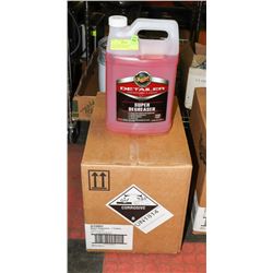 LOT OF 4 MEGUIARS SUPER DEGREASER 3.78L EACH