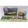Image 1 : FLAT OF 4 COLLECTORS MODEL KITS TRAINS, PLANES,
