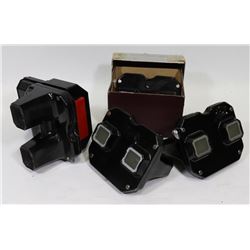 FLAT OF 4 VINTAGE VIEWMASTER MACHINES