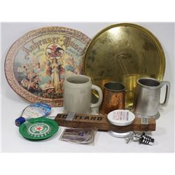 FLAT OF BEER BOOZE COLLECTIBLES MAN CAVE