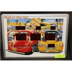 LOST IN THE 50S PERPETUAL DIGITAL CALENDAR, CLOCK