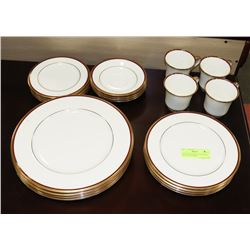 20 PCS-4 PIECE SETTING NORITAKI " GOLDEN SPLENDOR"