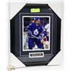 Image 1 : TORONTO MAPLE LEAFS WENDEL CLARK FRAMED PHOTO