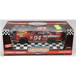 AMERICAN MUSCLE MCDONALDS THUNDERBIRD 1:18 SCALE
