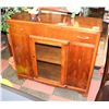 Image 1 : ANTIQUE WOOD SIDEBOARD 44X16.5X39.5"H