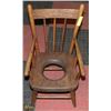 Image 1 : ANTIQUE POTTY CHAIR