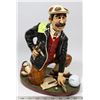 Image 1 : GRUMPY OLD MAN IN BLACK PUTTING-GOLF STATUE