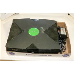XBOX SYSTEM WITH POWER CORD & HD AV PACK.