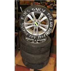 LOT OF 4 ALUMINUM 5 HOLE RIMS 16"