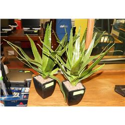 LOT OF 3 ARTIFICIAL PLANTS