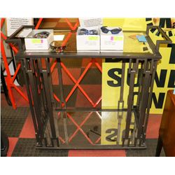 BOUTIQUE SYNCRONICITY TEA CART, 44"X22"X38.5".