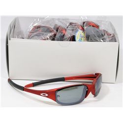 BOX OF OAKLEY STYLE RED & BLACK STYLE DESIGNER