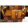 Image 2 : ESTATE OAK DINING ROOM SET INCLUDING