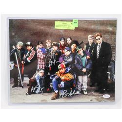 MIGHTY DUCKS MOVIE TRIPLE SIGNED 11X14 PHOTO WITH