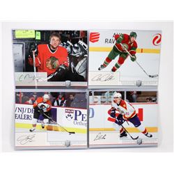 LOT OF 4 BE A PLAYER SIGNATURE PORTRAITS CAM BARKE