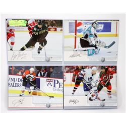 LOT OF 4 BE A PLAYER SIGNATURE PORTRAITS MATT STAJ