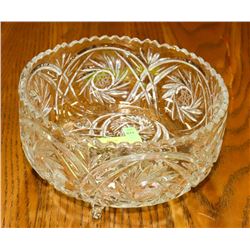 PINWHEEL CRYSTAL BOWL