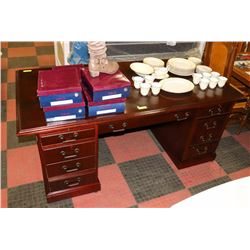 EXECUTIVE DESK BY MILLER FURNITURE 72"X36"X30".