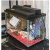 Image 1 : 20 GALLON AQUARIUM WITH FILTER, HEATER, LIGHTS AND