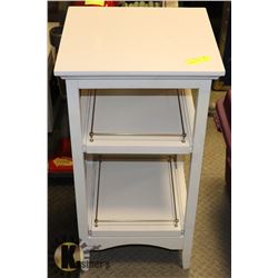 BATHROOM SHELF WITH SLIDE OUT DRAWERS