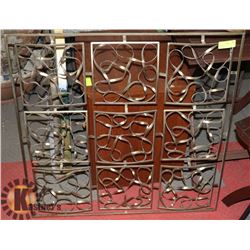 ORNATE METAL HANGING 3' X 3' FROM CHINTZ & CO.