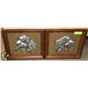 Image 1 : LOT OF TWO FISHING DOG WALL PLAQUE
