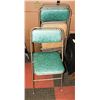 Image 1 : SET OF 4 VINTAGE FOLDING CHAIRS.