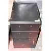 Image 1 : 3 DRAWERS FILE & DESK CABINET WITH KEYS