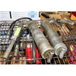 PAIR OF GREASE GUNS.