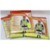 Image 1 : LOT OF 4 HIGH INTENSITY TEAR AWAY TRAFFIC VESTS
