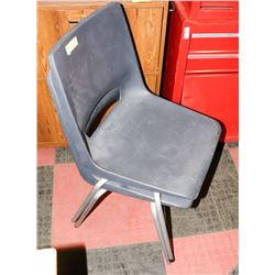 PAIR OF STACKING PLASTIC CHAIRS