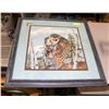 Image 1 : FRAMED OWL PICTURE