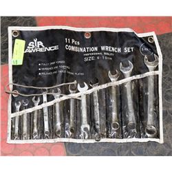LAWRENCE 11PC PROFESSIONAL COMBINATION WRENCH SET