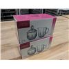 Image 1 : SUGAR & CREAMER SETS - LOT OF 2 SETS (4 PIECES)