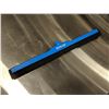 Image 1 : 22" BLUE PLASTIC FLOOR SQUEEGEE, KAY CHEMICAL