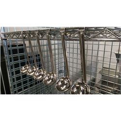 1OZ STAINLESS STEEL LADLES - LOT OF 6