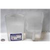 Image 1 : LOT OF TWO 104OZ/3L PLASTIC MEASURING SCOOP