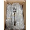Image 1 : 7-1/8" DESSERT FORKS EXTRA HEAVY WEIGHT LOT OF 36