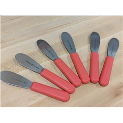 3.5" SERRATED SANDWICH SPREADERS MUNDIAL LOT OF 6