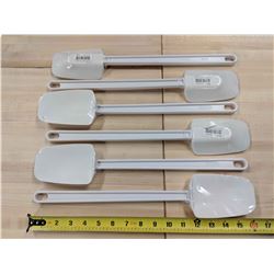 16" WHITE RUBBER "SPOONULAS" - LOT OF 6