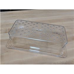 CAMBRO 3" POLYCARB COLANDER PAN FOR 1/3 INSERTS