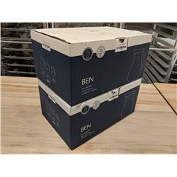 17OZ/500ML GLASS PITCHERS - LOT OF 12 (2 BOXES)