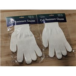 LARGE (10.25") CUT-RESISTANT GLOVES - LOT OF 2