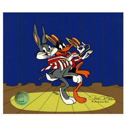 Chuck Jones "Bugs And Daffy: Curtain Call" Hand Signed, Hand Painted Limited Edition Sericel.